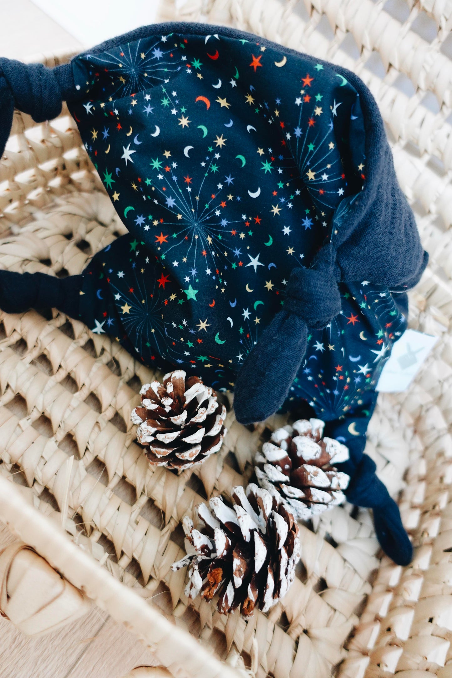 PROTOTYPE - Mini Bouillotte noyaux de cerise Velours - Helen's Starry Sky