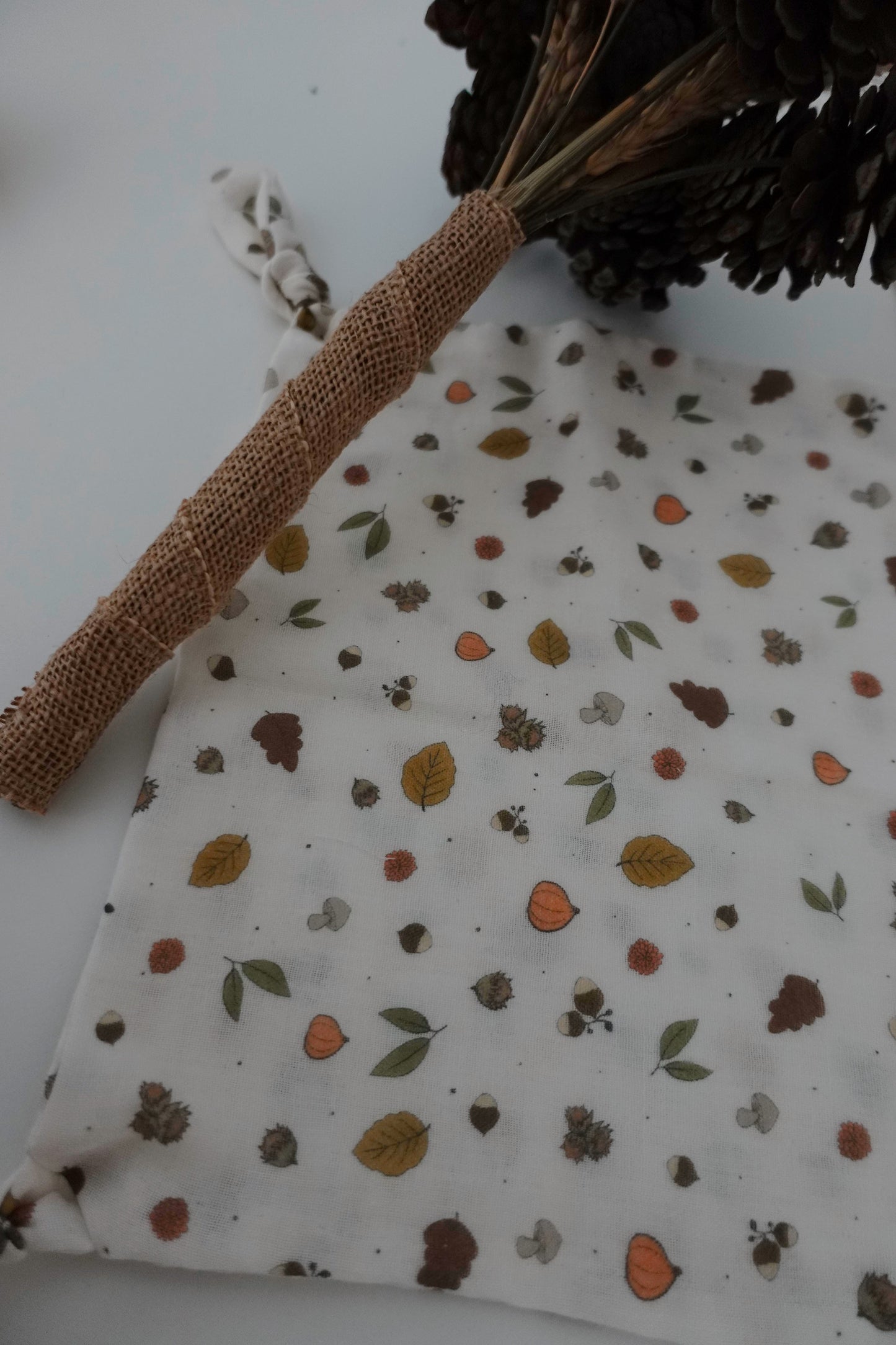 PROTOTYPE - Doudou lange Classique Noeuds - Automne