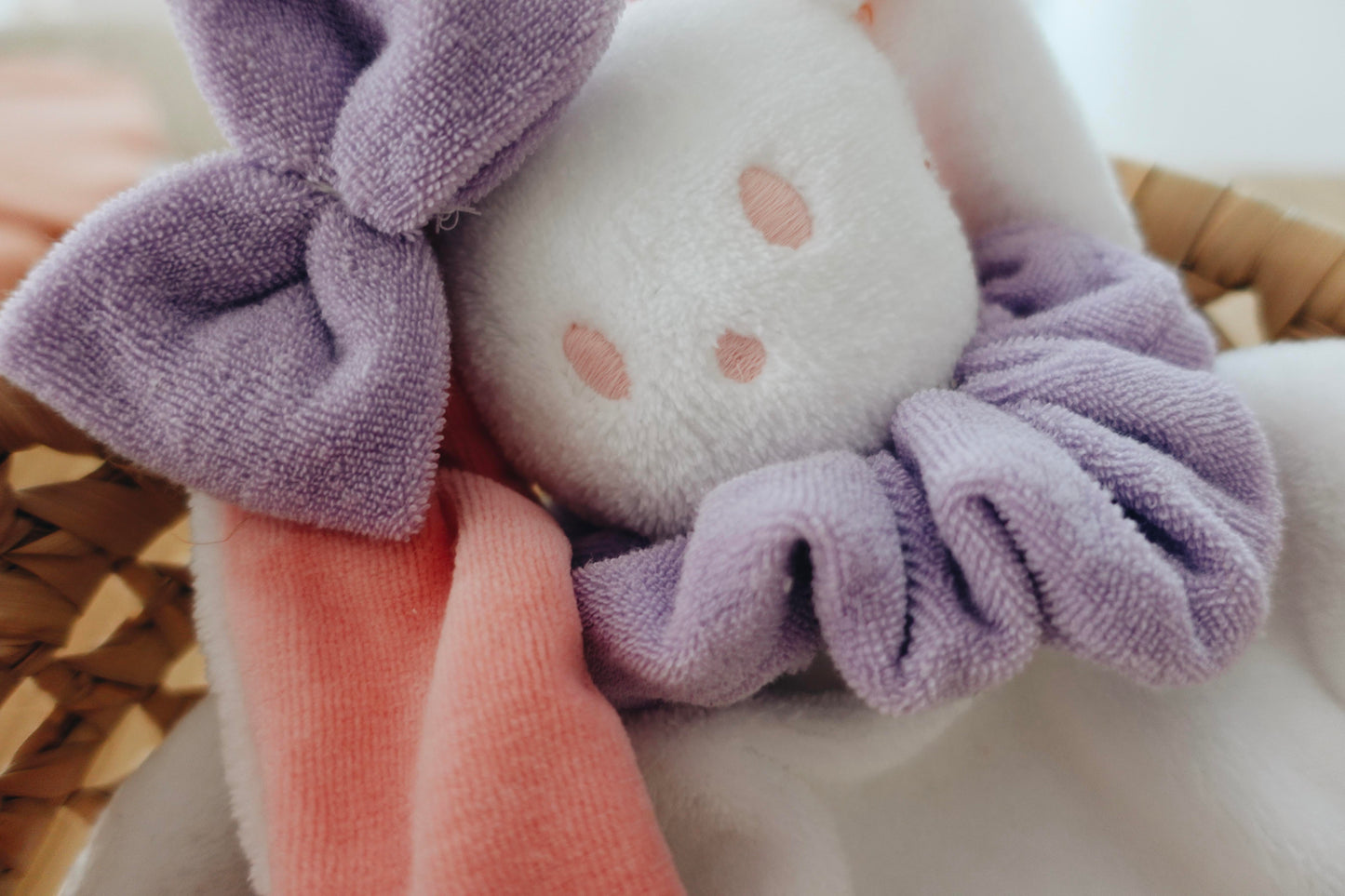 Doudou Toudoux Bubblegum/Blanc
