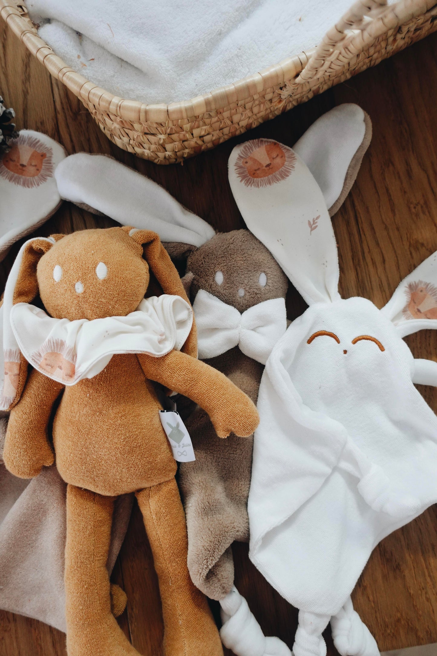 PROTOTYPE - Doudou Eponge Mini Noeuds - Lionceau