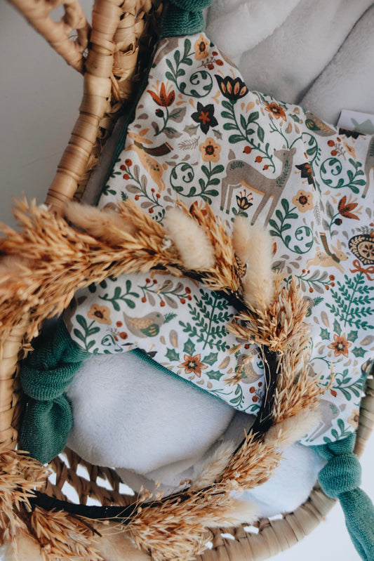 PROTOTYPE - Mini Bouillotte noyaux de cerise Eponge - Renne