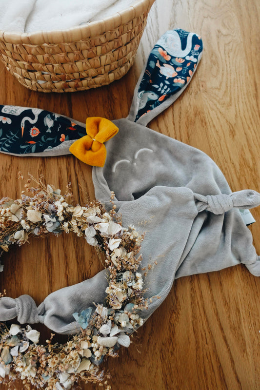 PROTOTYPE - Doudou Velours Classique Noeuds - Lac Magique