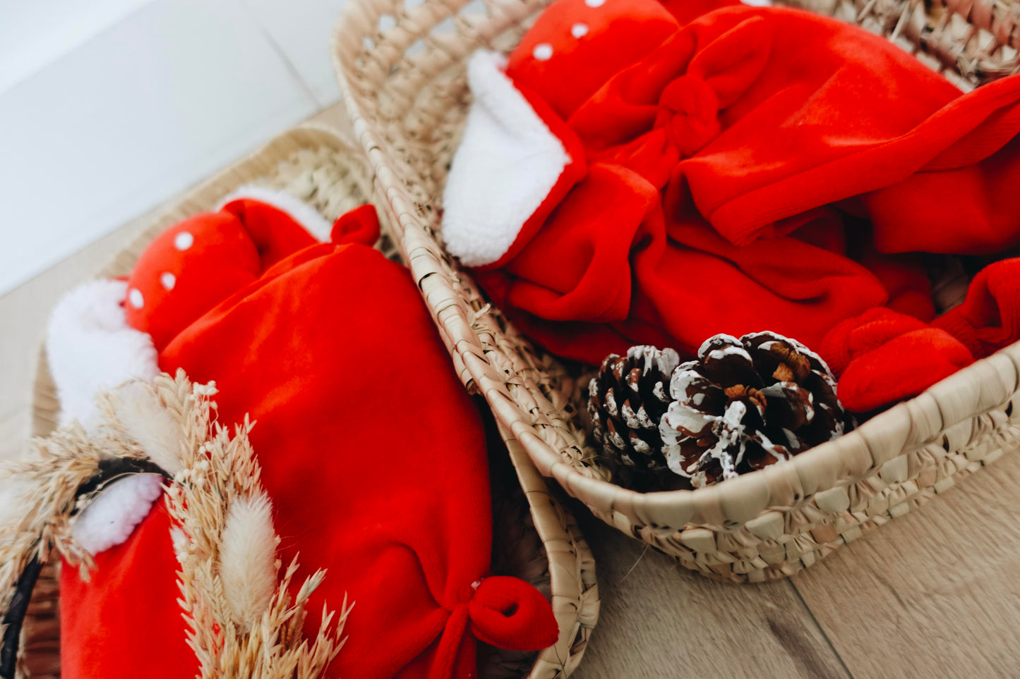 PROTOTYPE - Bouillotte noyaux de cerise Velours - Noël Moumoute