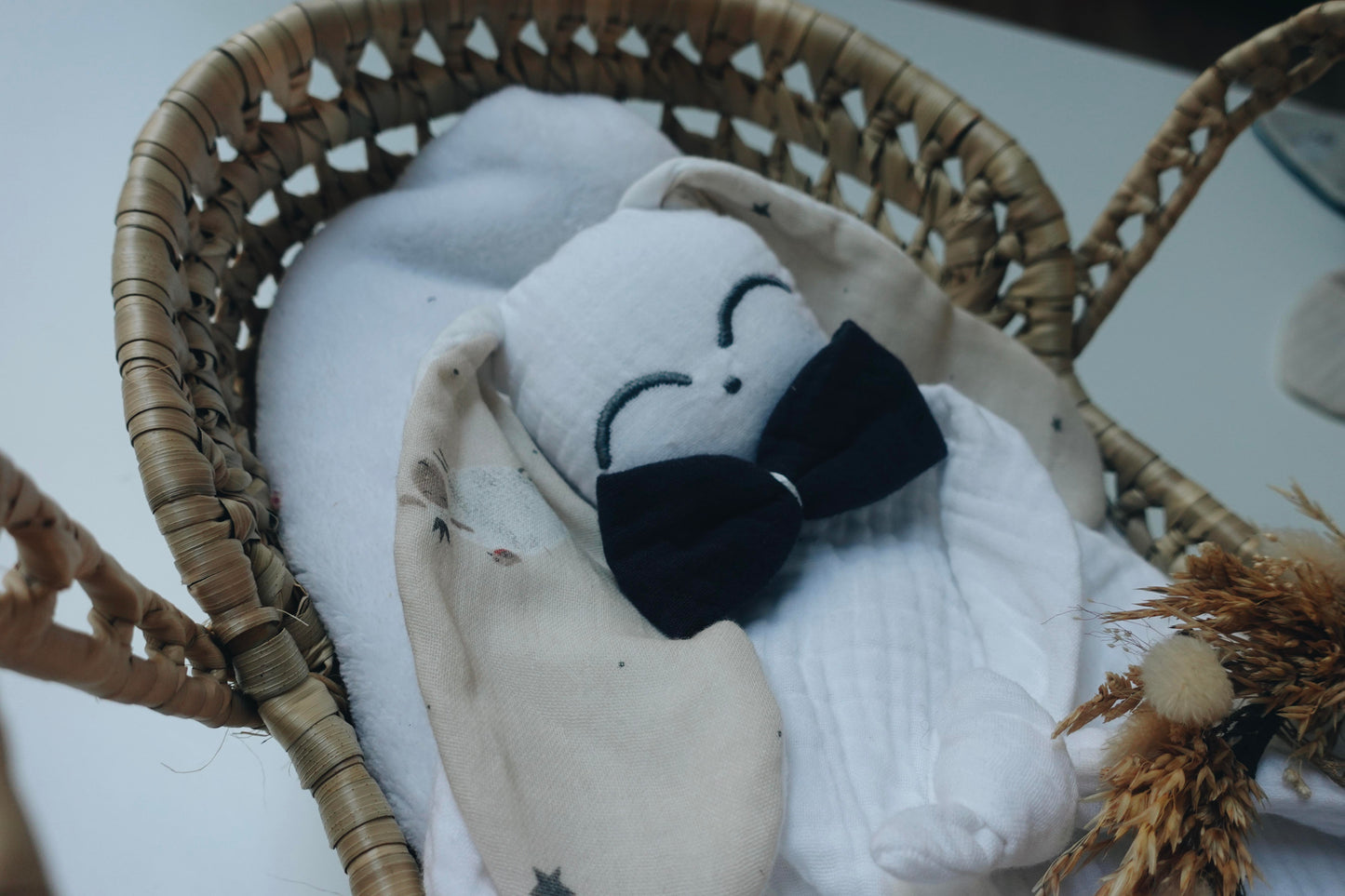 PROTOTYPE - Doudou lange Gaufrette - Moutons