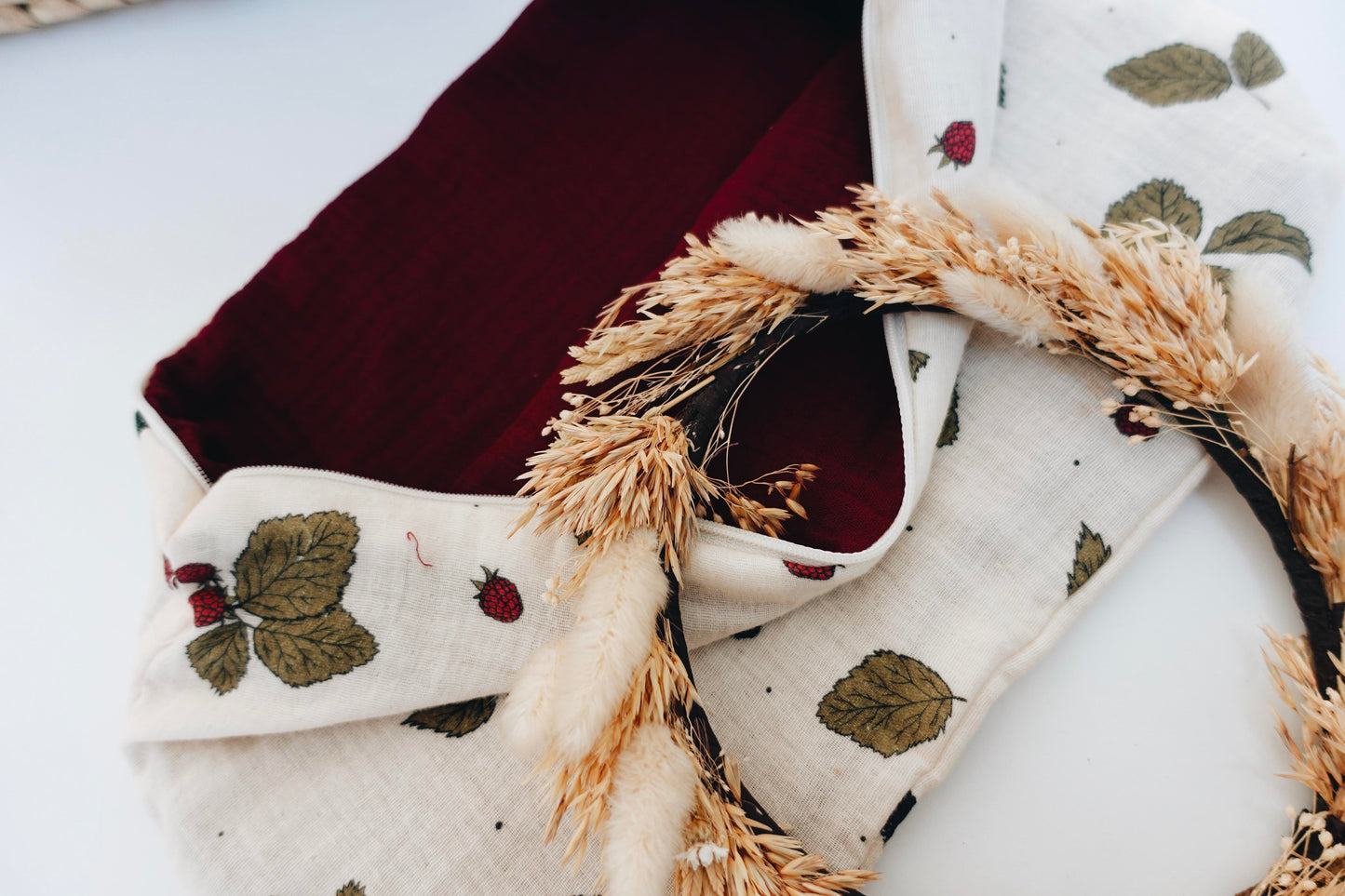 PROTOTYPE - Trousse de toilette Lange - Roses d'Automne