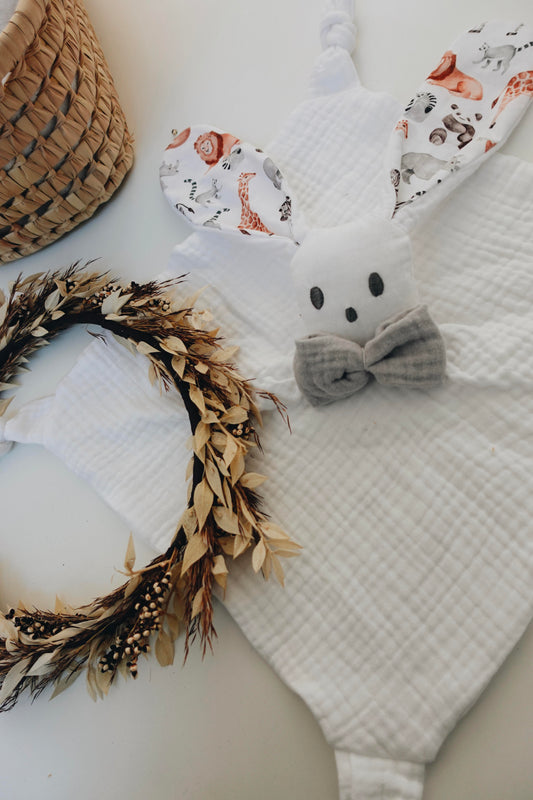 Doudou Lange Câlin Noeuds - Safari