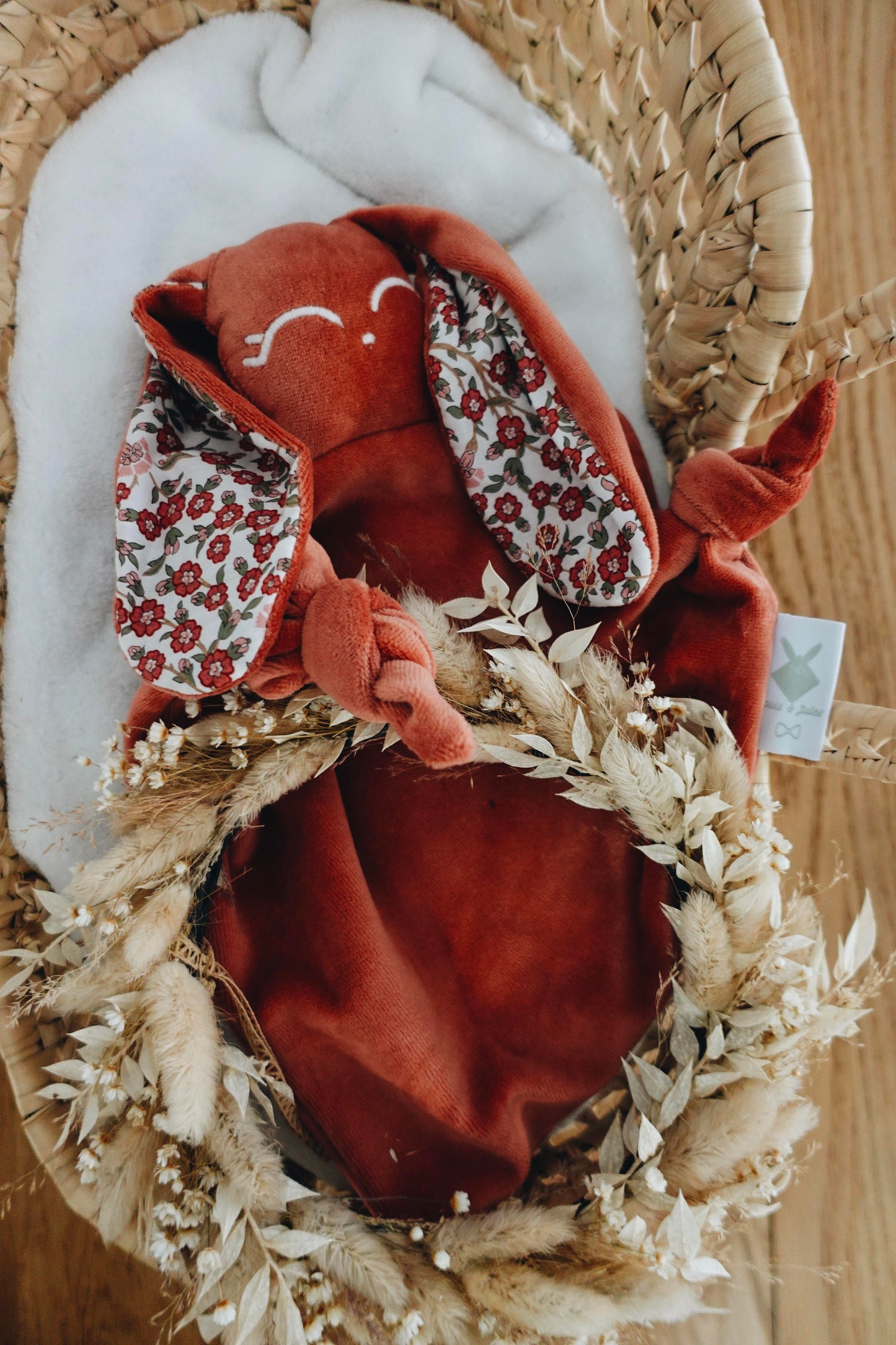 PROTOTYPE - Doudou Velours Gaufrette - Empress Brique