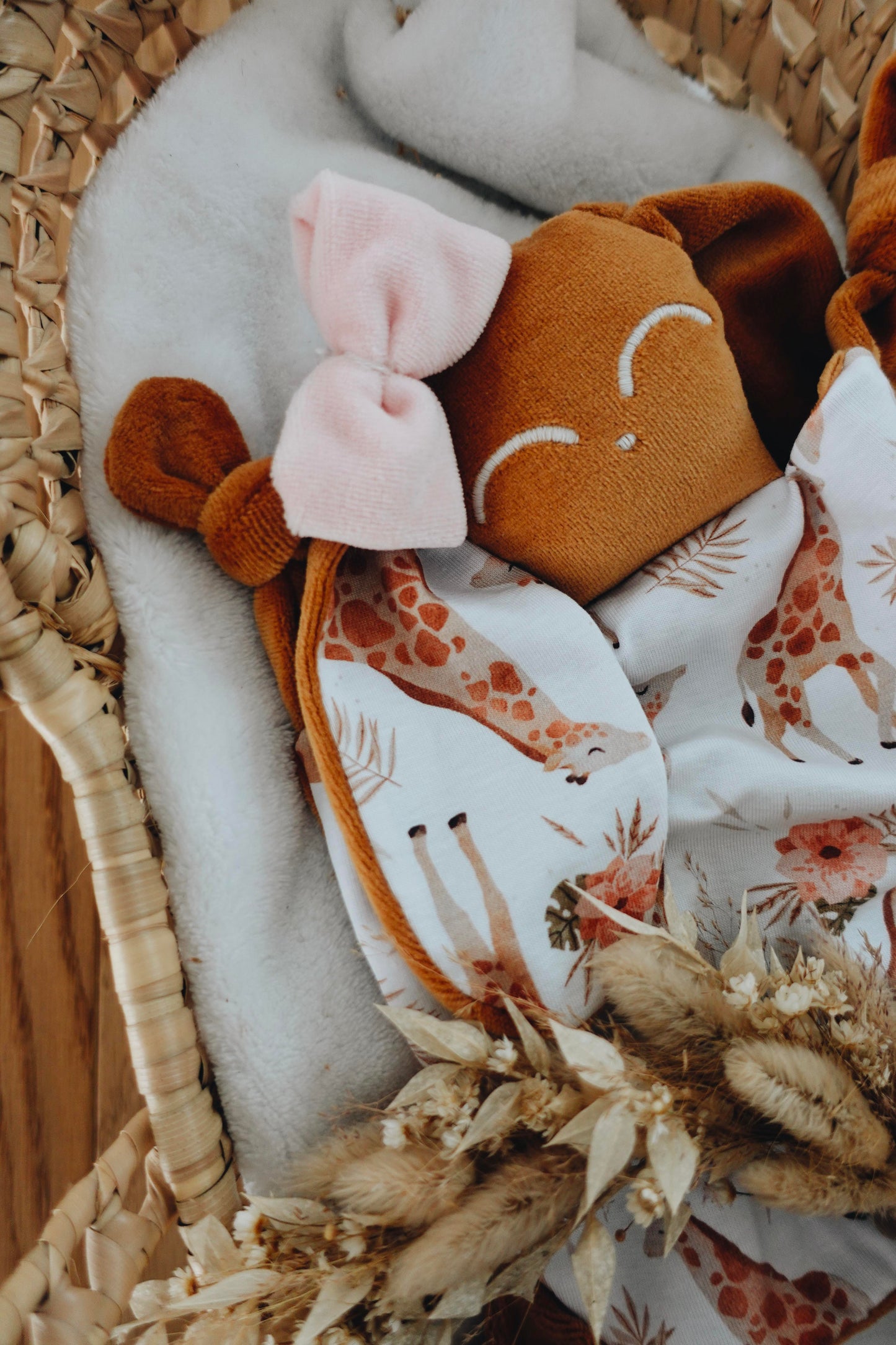 Doudou Velours Chouchou - Girafes