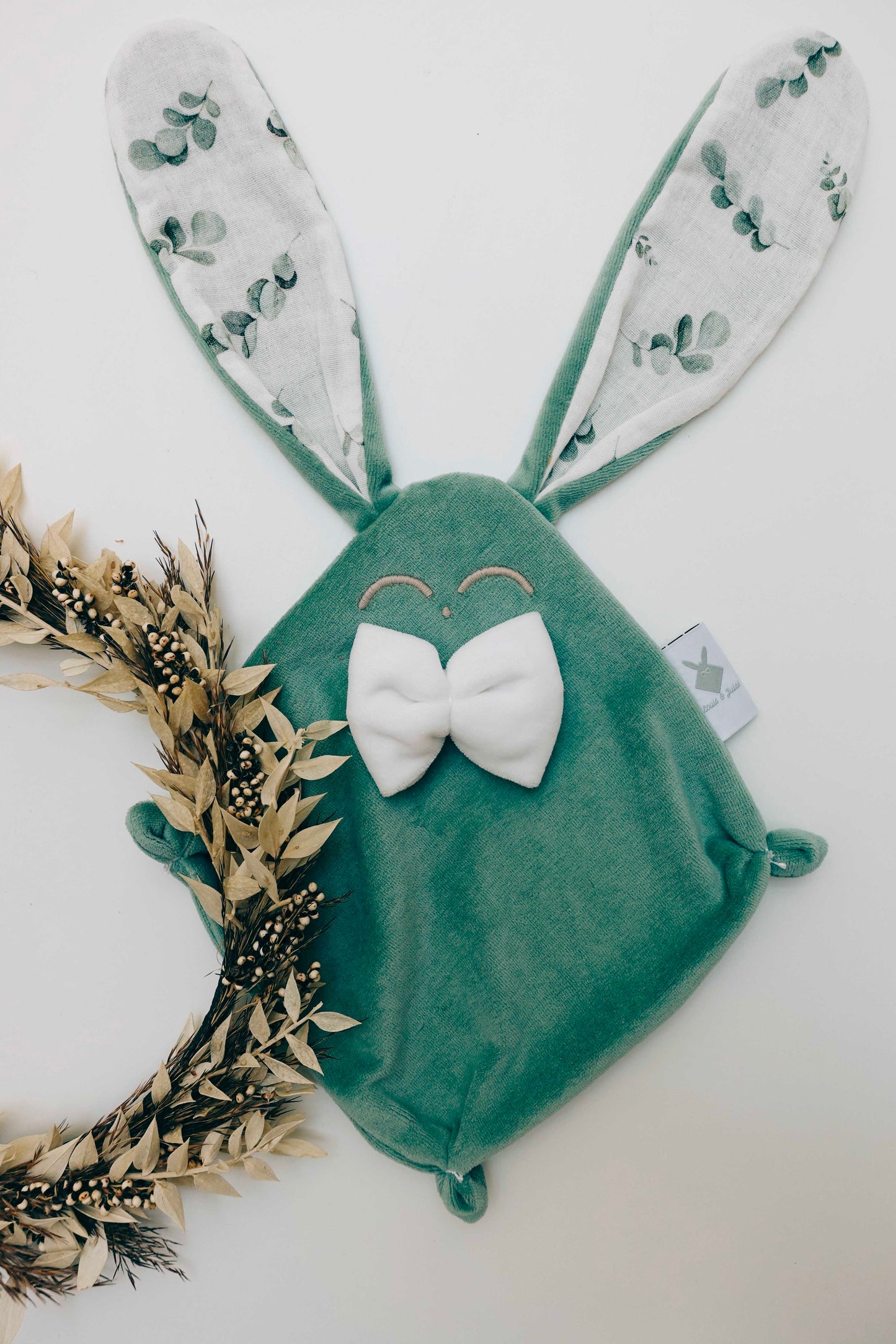 PROTOTYPE - Doudou Velours Mini - Eucalyptus