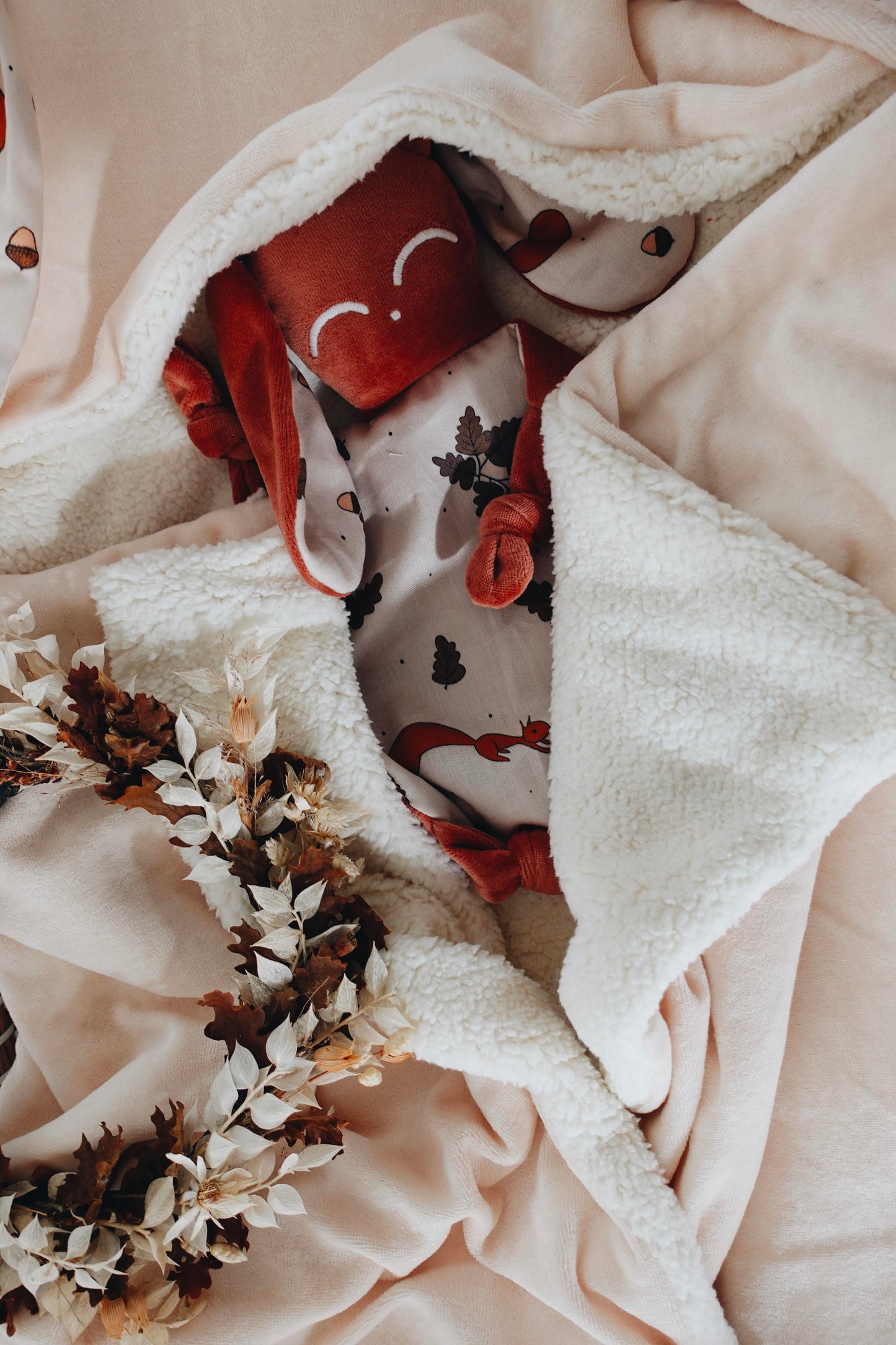 PROTOTYPE - Doudou Velours Chouchou - Ecureuil