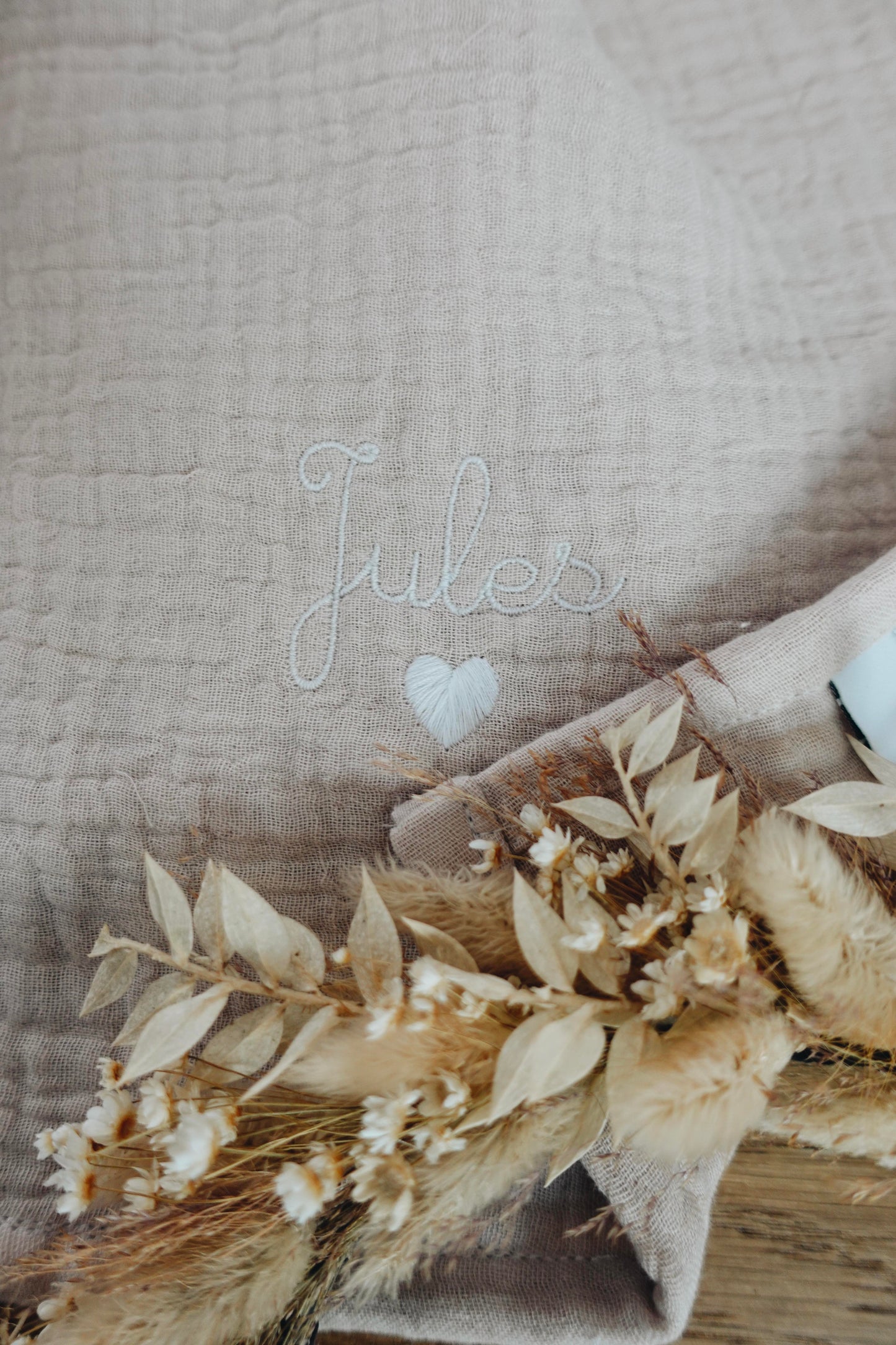 Lange Brodé Personnalisé