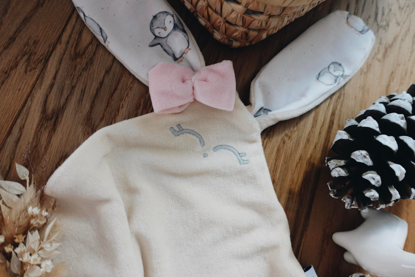 PROTOTYPE - Doudou Velours Classique Noeuds - Pingui