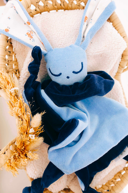 Doudou Velours Câlin Noeuds - Paulinette