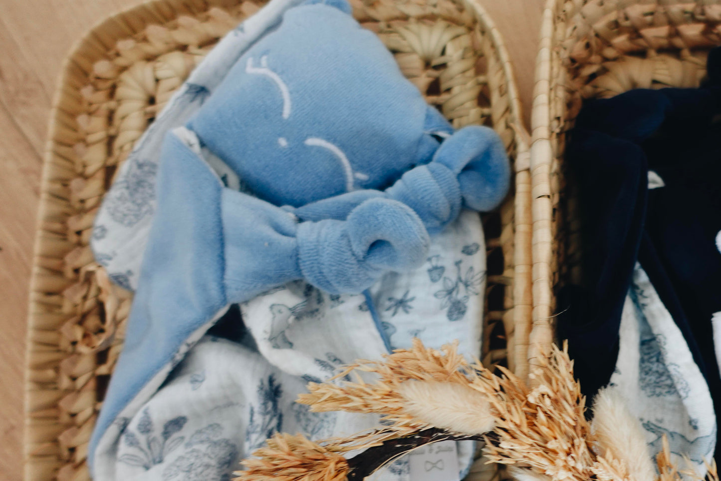 PROTOTYPE - Doudou Velours Câlin Noeuds - Forêt