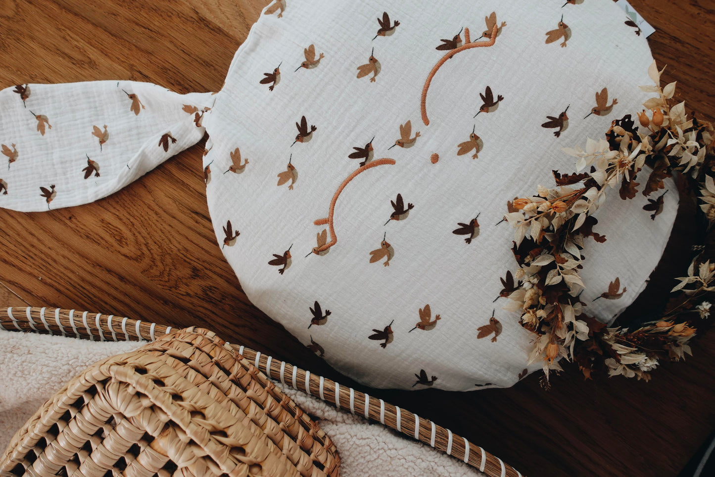 Petit Coussin Lange - Oiseaux