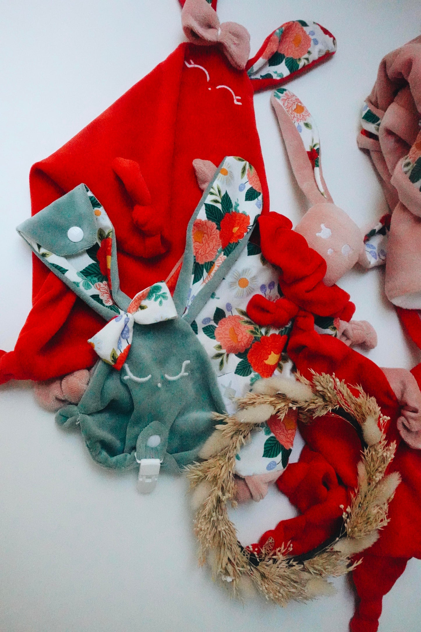 Doudou Velours Classique Noeuds - Wild Flora