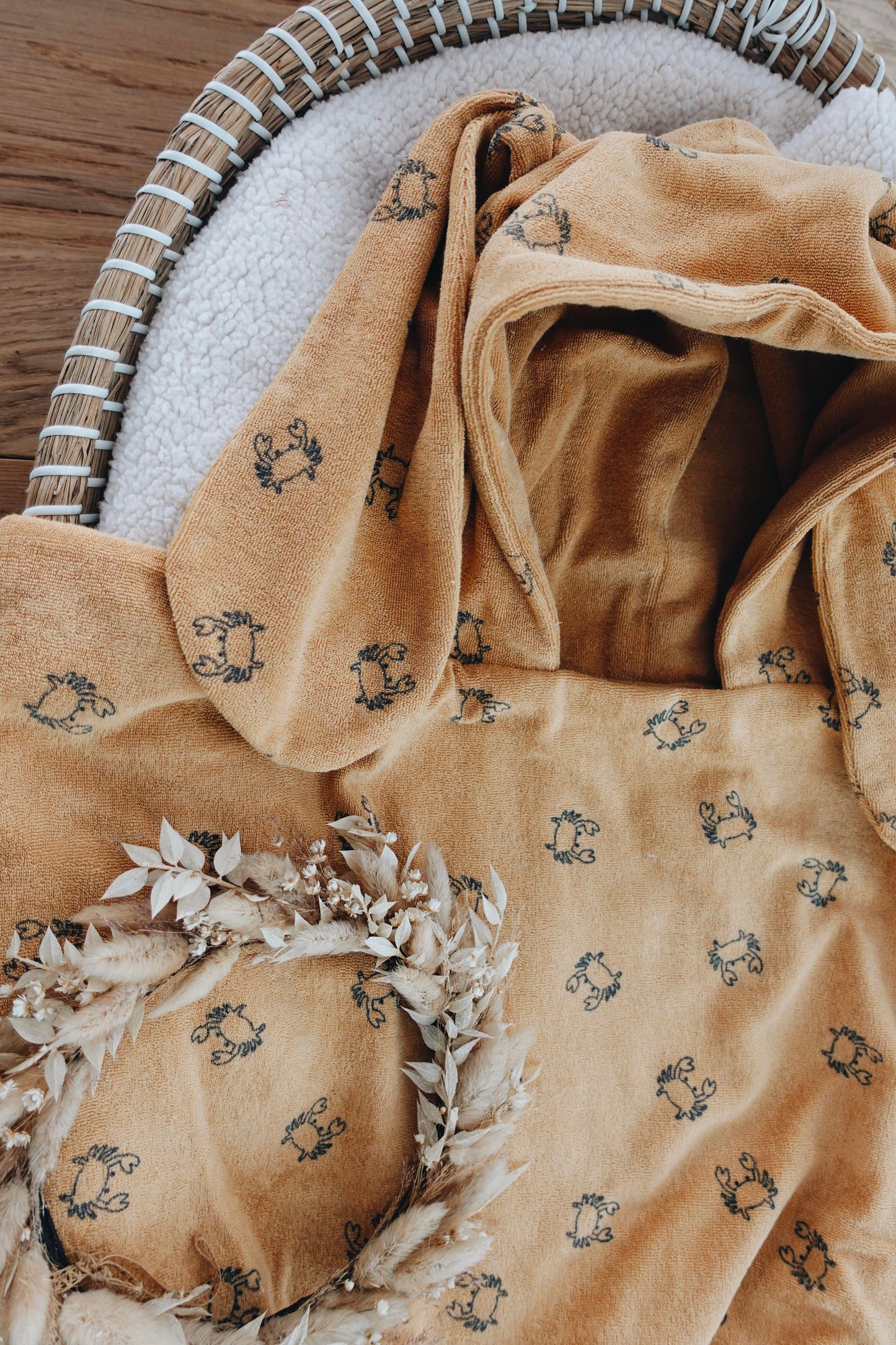 Poncho Bain Éponge - Crabs