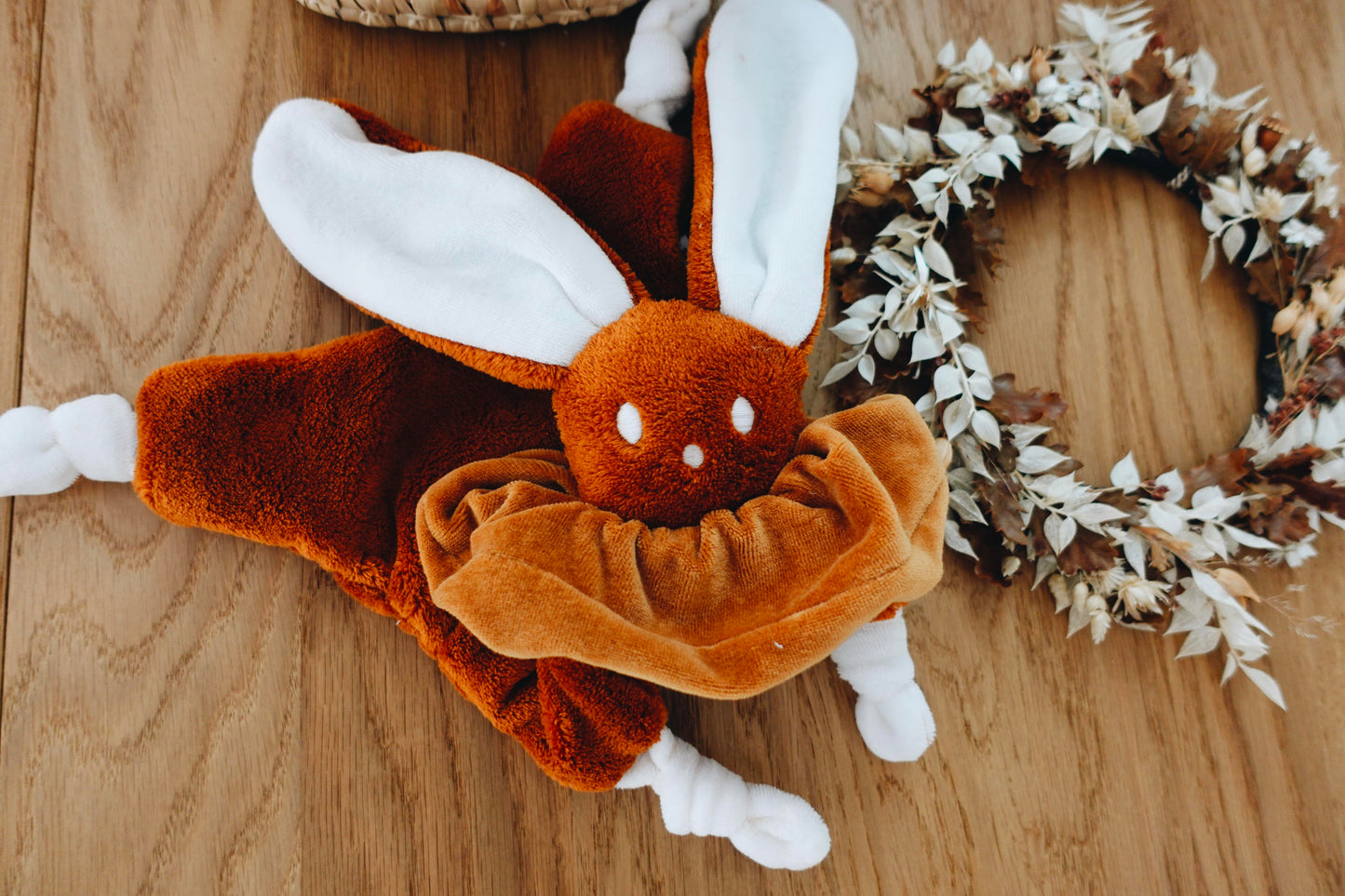 Doudou Toudoux Blanc/Caramel