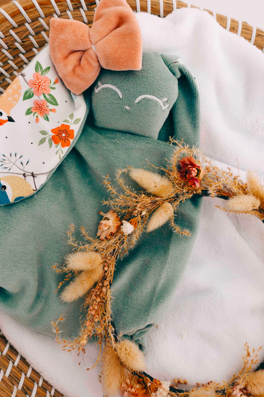 Bouillotte noyaux de cerise Velours - Singing Birds