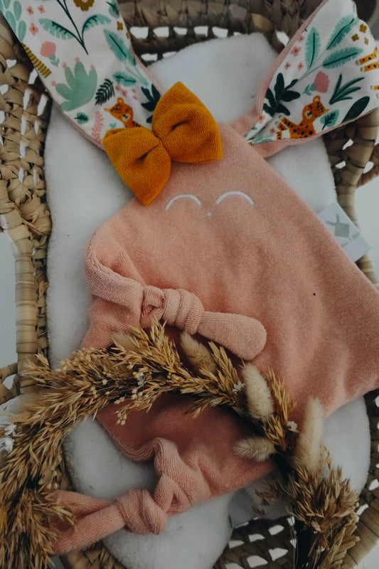 PROTOTYPE - Doudou Eponge Mini Noeuds - Léopard