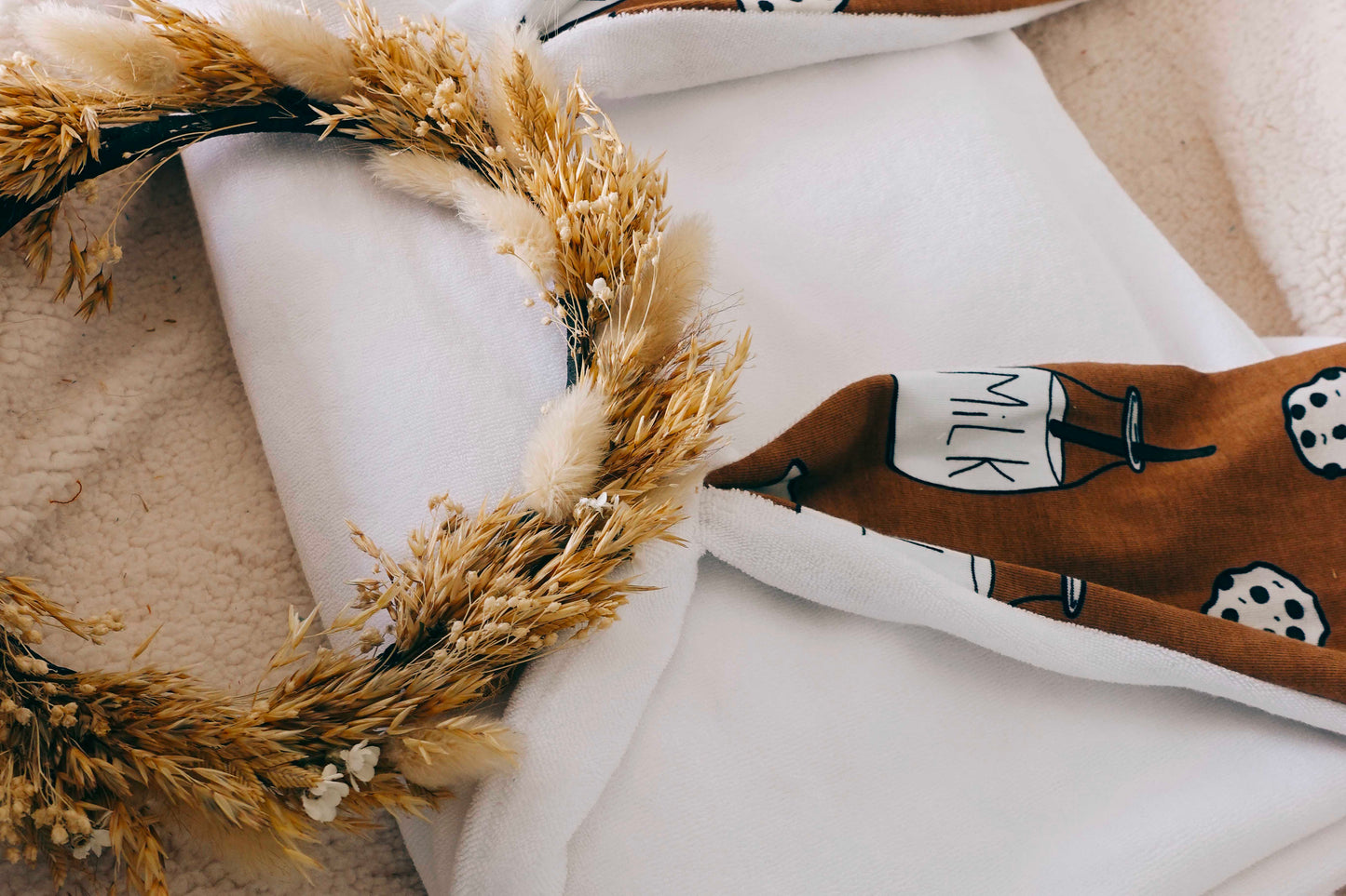 Cape de bain Eponge - Milk and Cookies