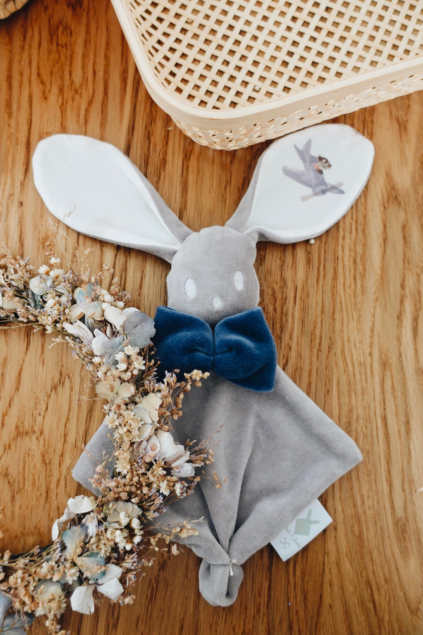 Bébé Doudou Velours - Airplane