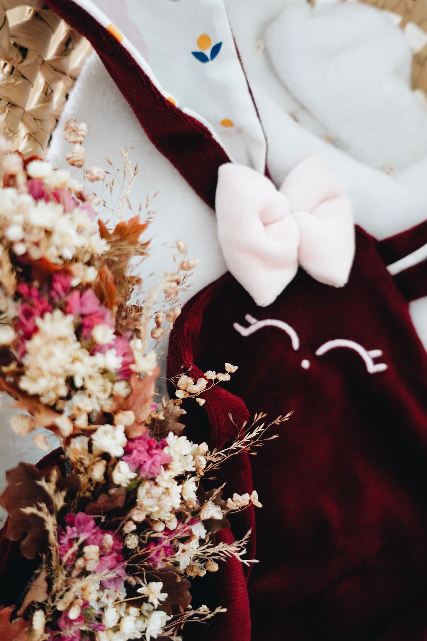 PROTOTYPE - Doudou Velours Classique Noeuds - Lapinous