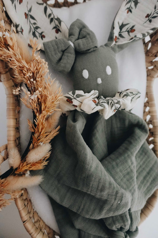 Doudou Lange Câlin Noeuds - Clémentines