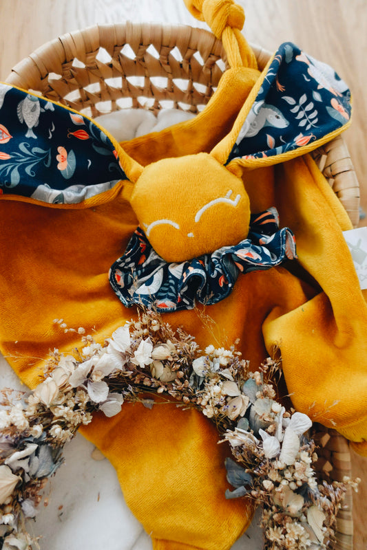 PROTOTYPE - Doudou Velours Câlin Noeuds - Lac Magique