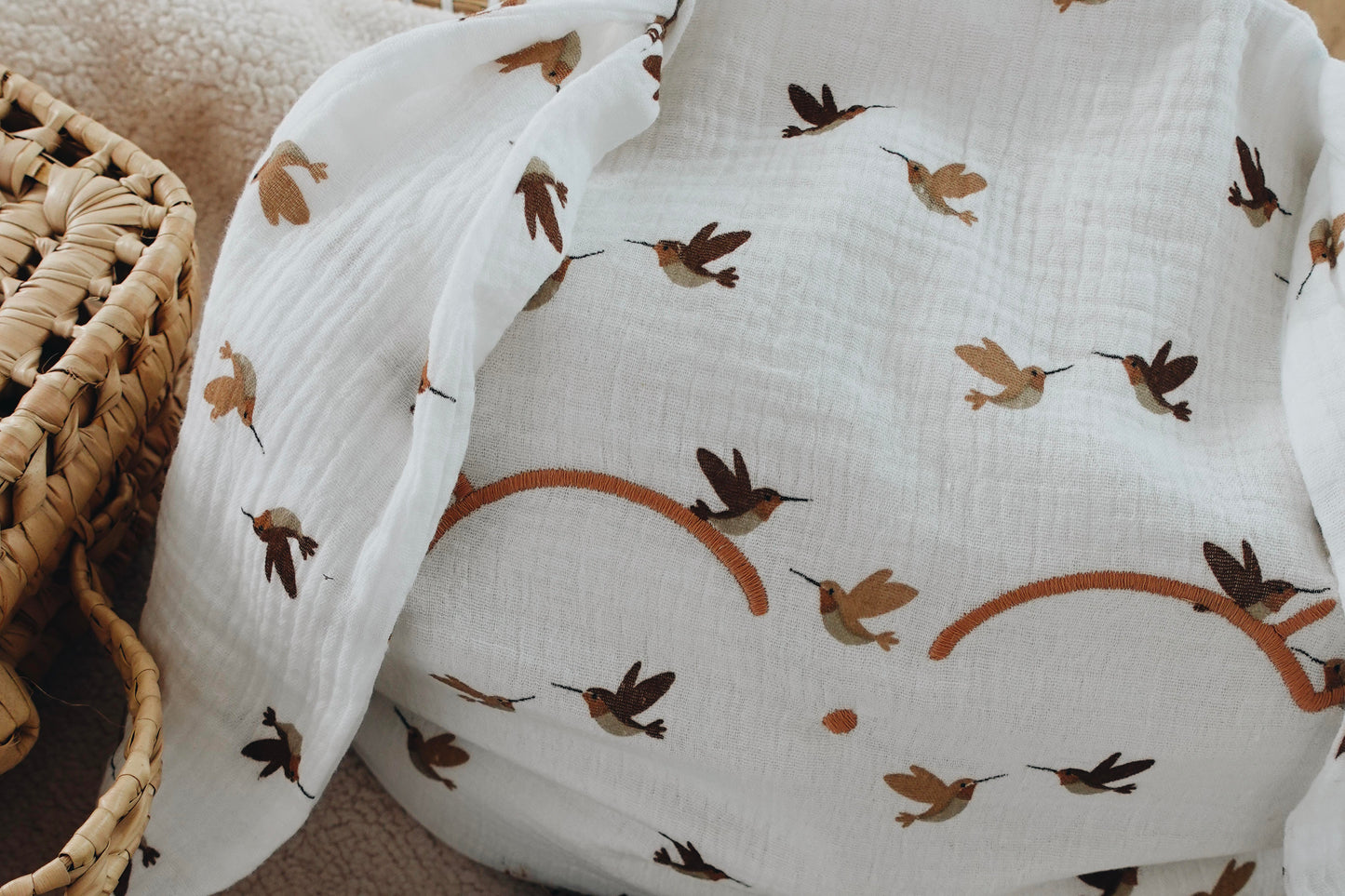 Petit Coussin Lange - Oiseaux