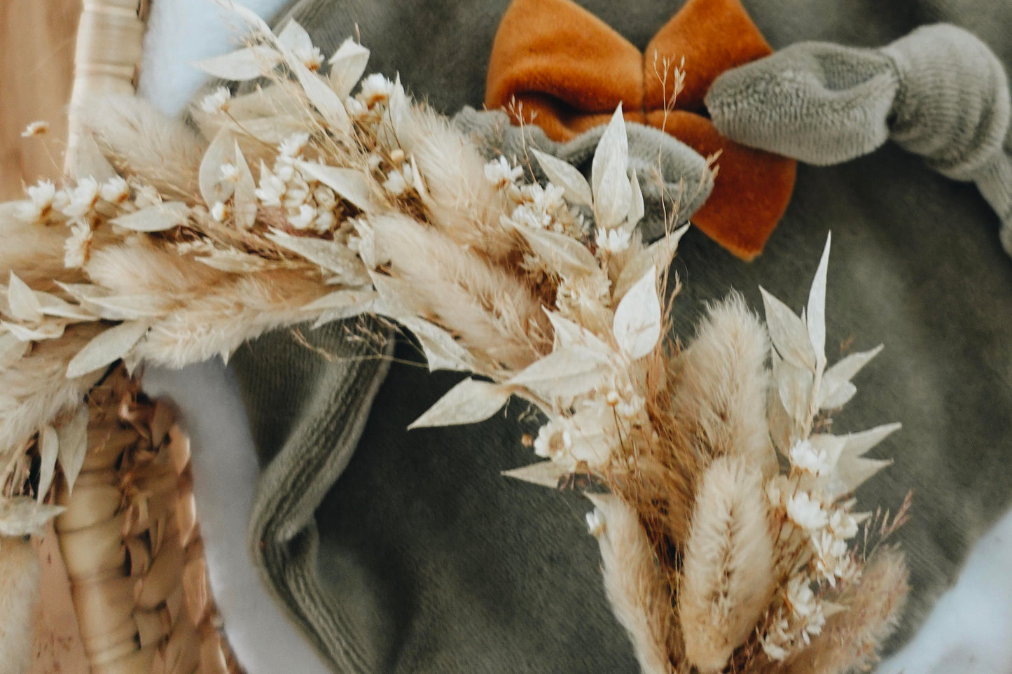 PROTOTYPE - Doudou Velours Mini Noeuds - Girafes