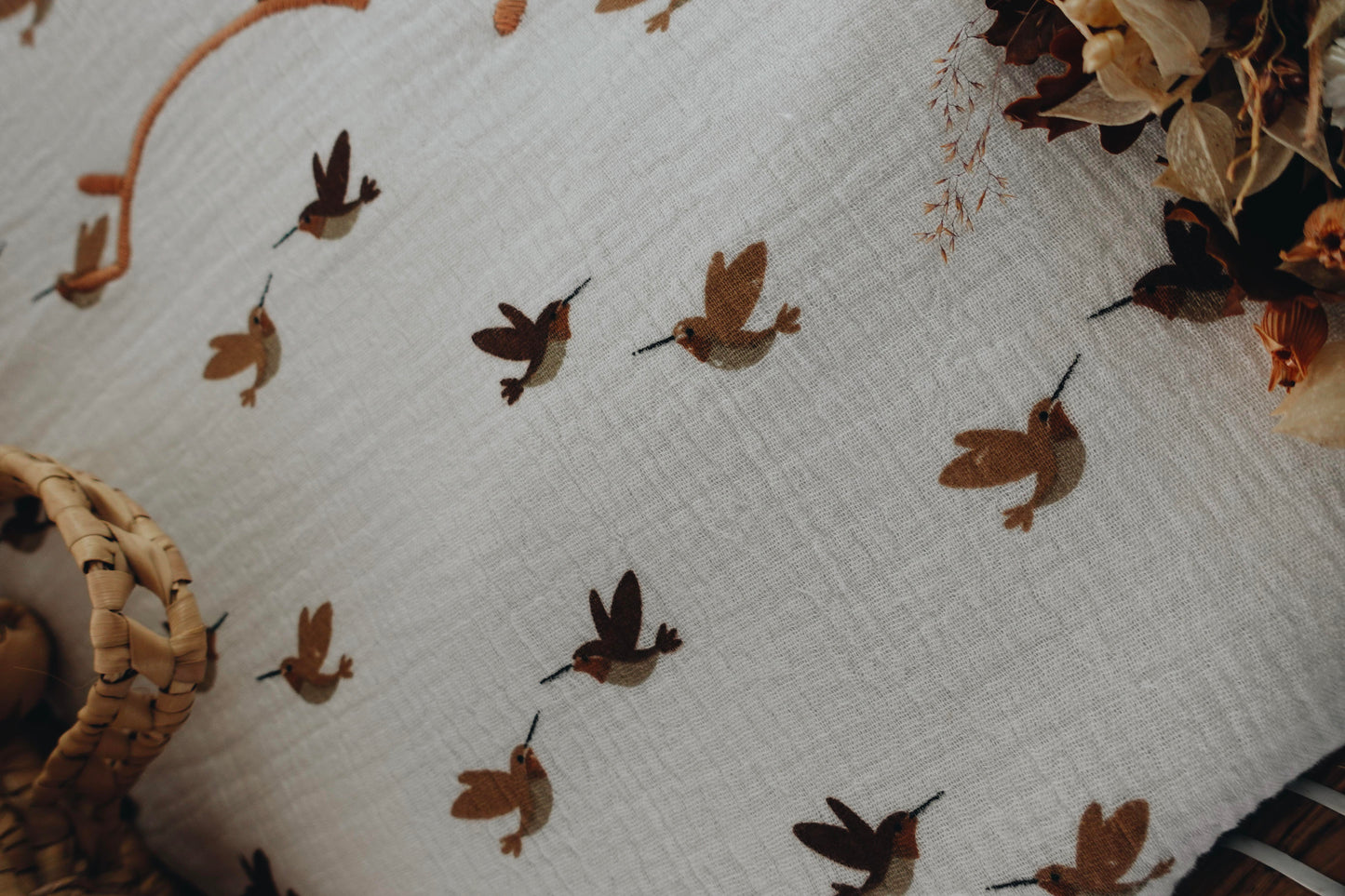Petit Coussin Lange - Oiseaux
