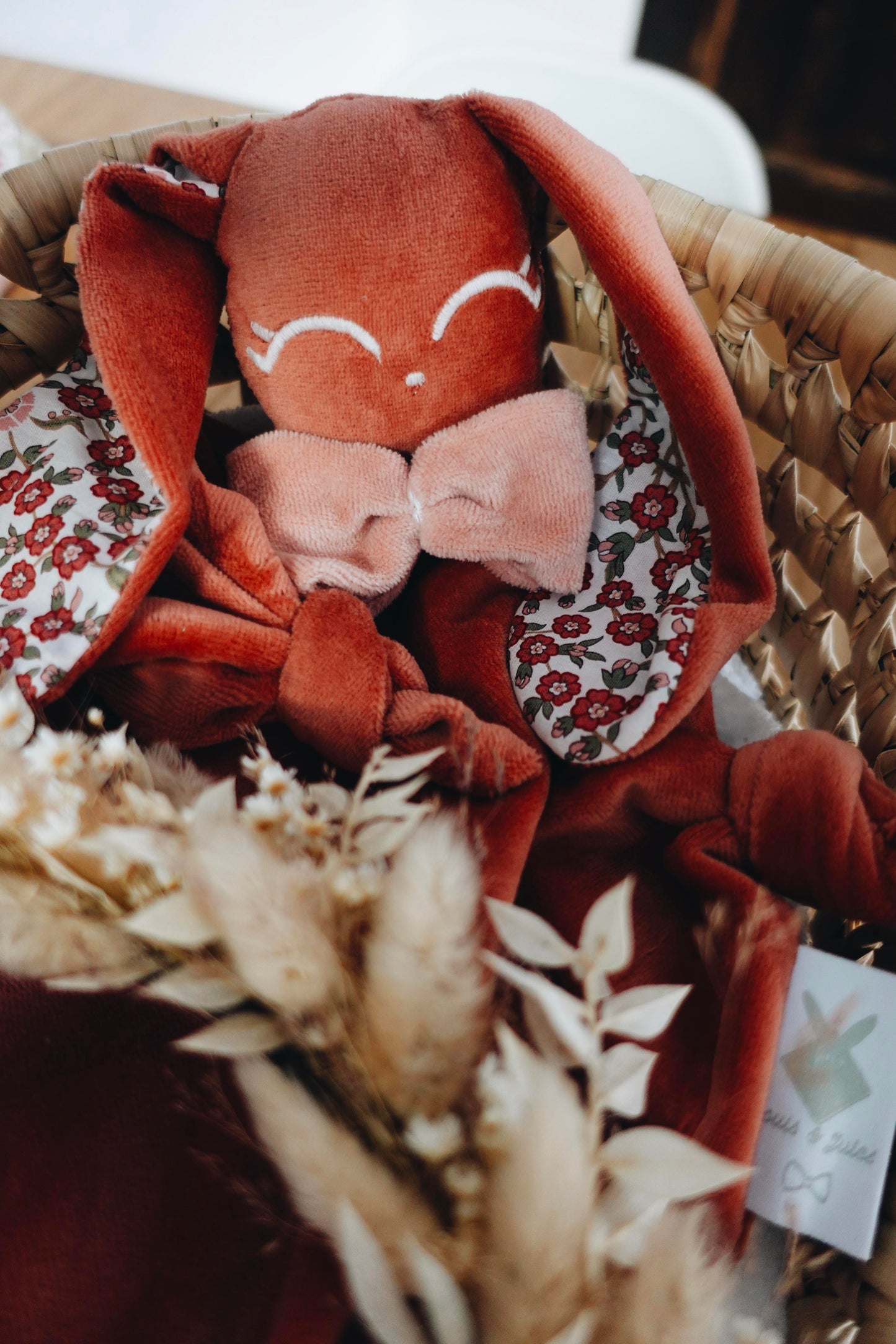 PROTOTYPE - Doudou Velours Gaufrette - Empress Brique