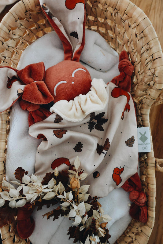 PROTOTYPE - Doudou Velours Chouchou - Ecureuil