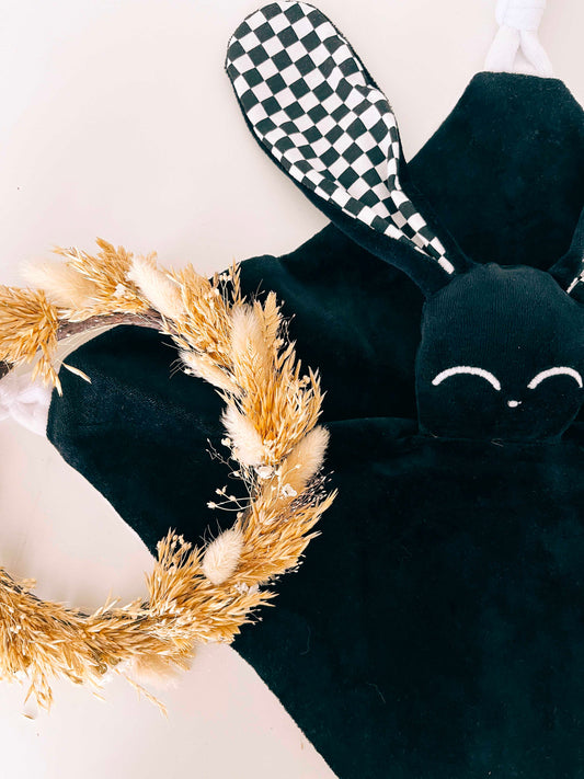 Doudou Velours Câlin Noeuds - Chessboard