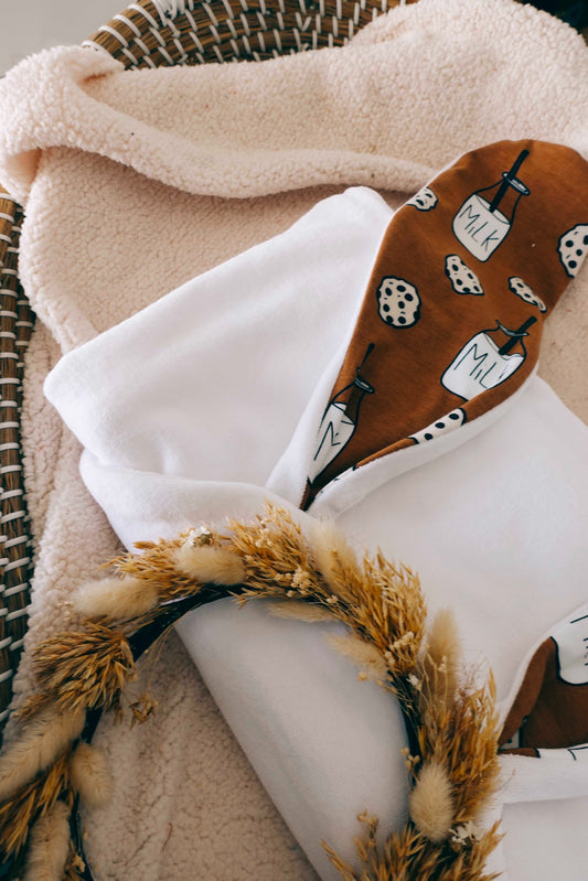 Cape de bain Eponge - Milk and Cookies