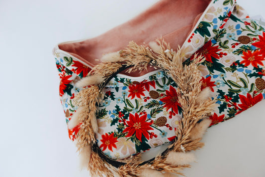 PROTOTYPE - Trousse de toilette Velours - Poinsettia