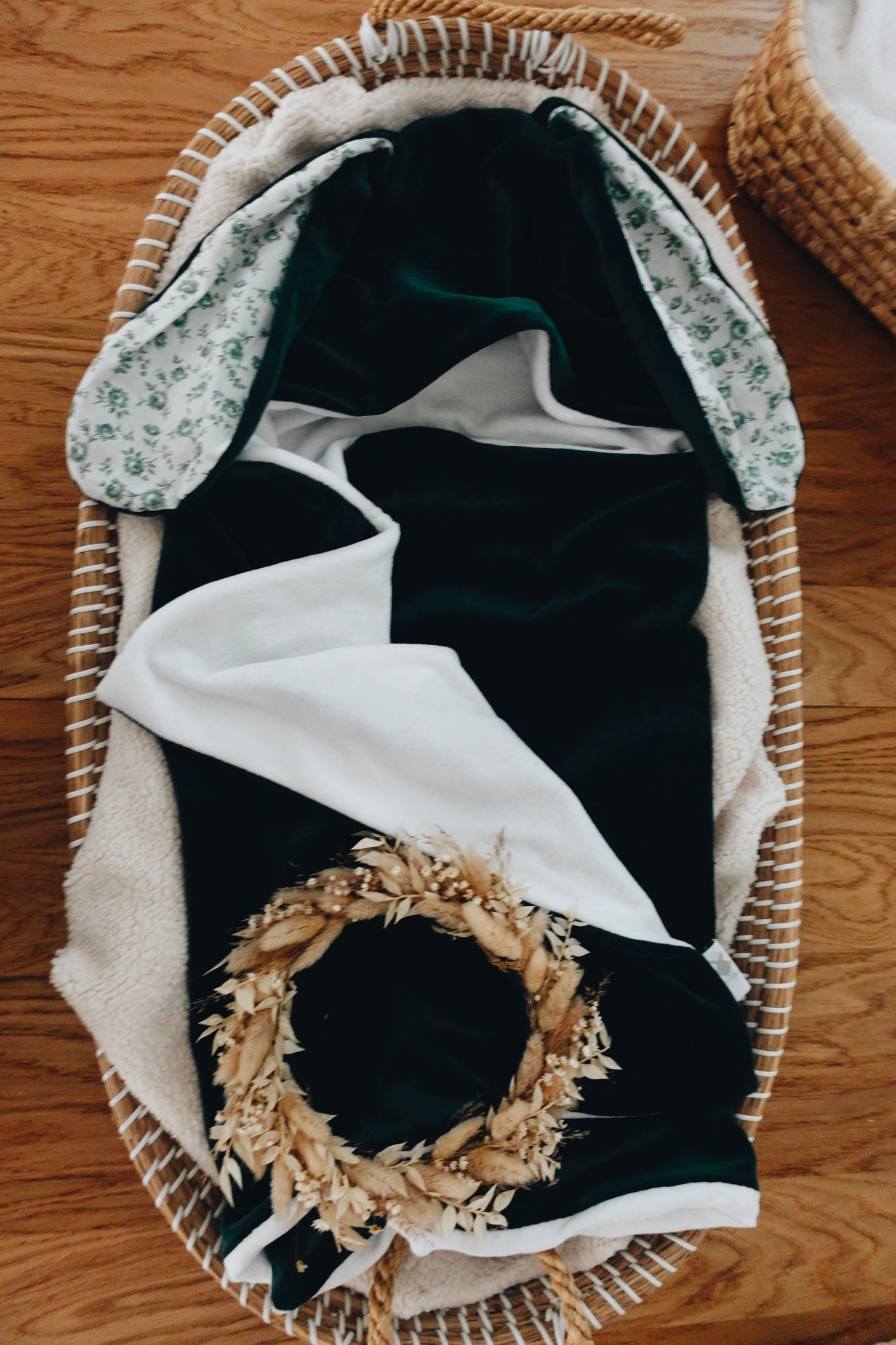 PROTOTYPE - Cape de bain Velours - Roses d'Antan