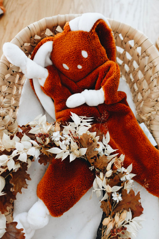 Doudou Toudoux Blanc/Caramel