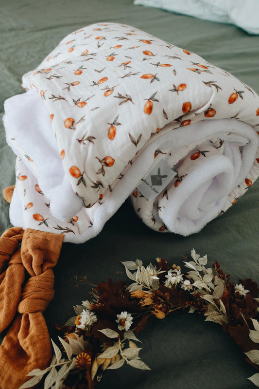 PROTOTYPE - Couverture XXL Citrons