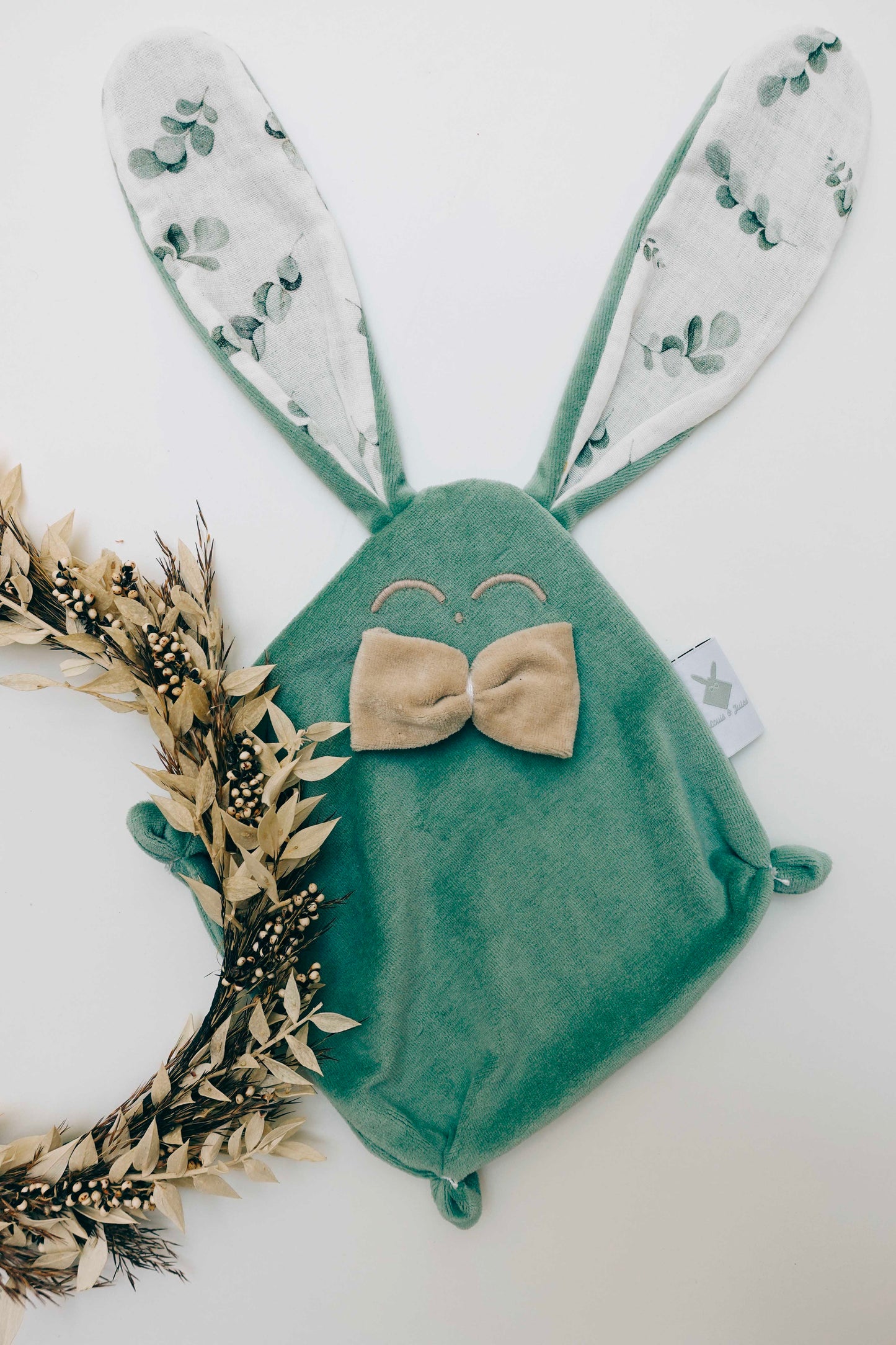 PROTOTYPE - Doudou Velours Mini - Eucalyptus
