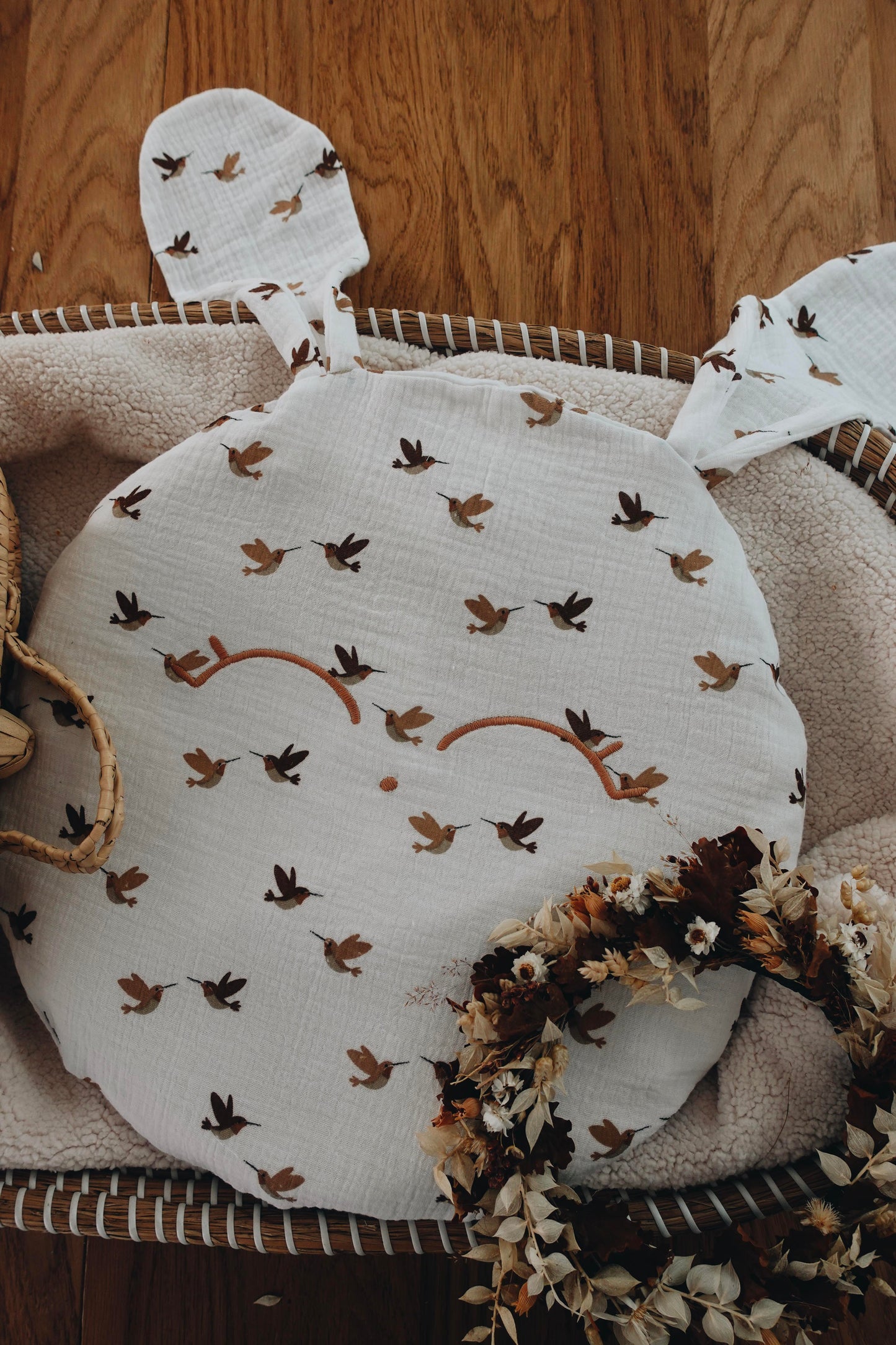 Petit Coussin Lange - Oiseaux