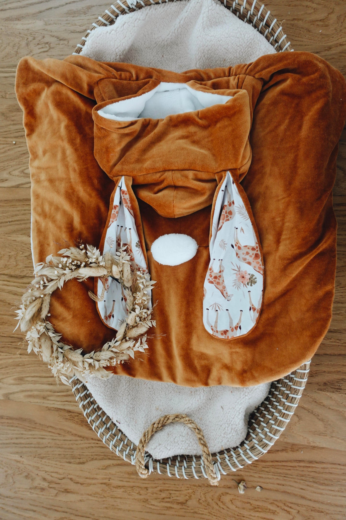 PROTOTYPE - Poncho Velours - Girafes