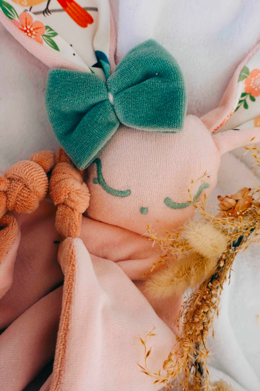 Doudou Velours Câlin Noeuds - Singing Birds