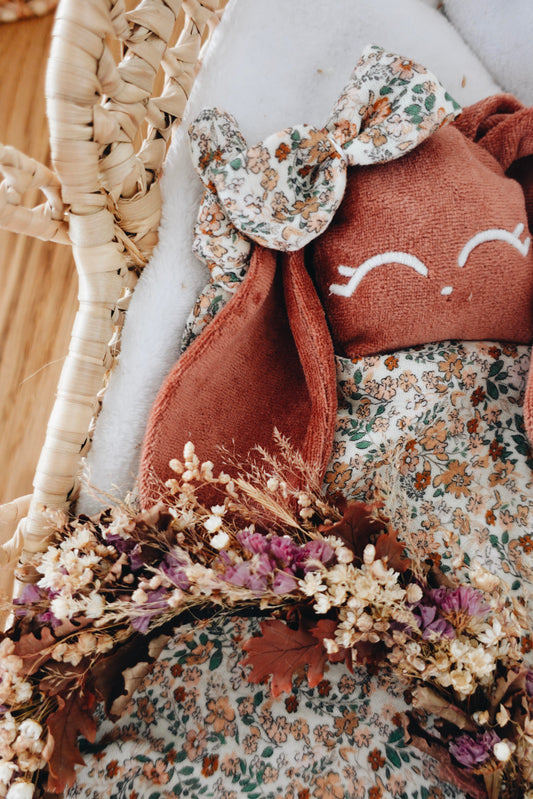 Doudou Mousseline Fleurs