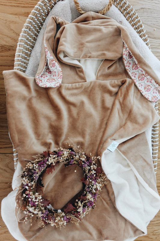 PROTOTYPE - Poncho de bain Velours - Indy Boho