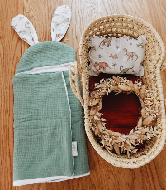 PROTOTYPE - Coffret Couffin Peluche - Dino Pastel