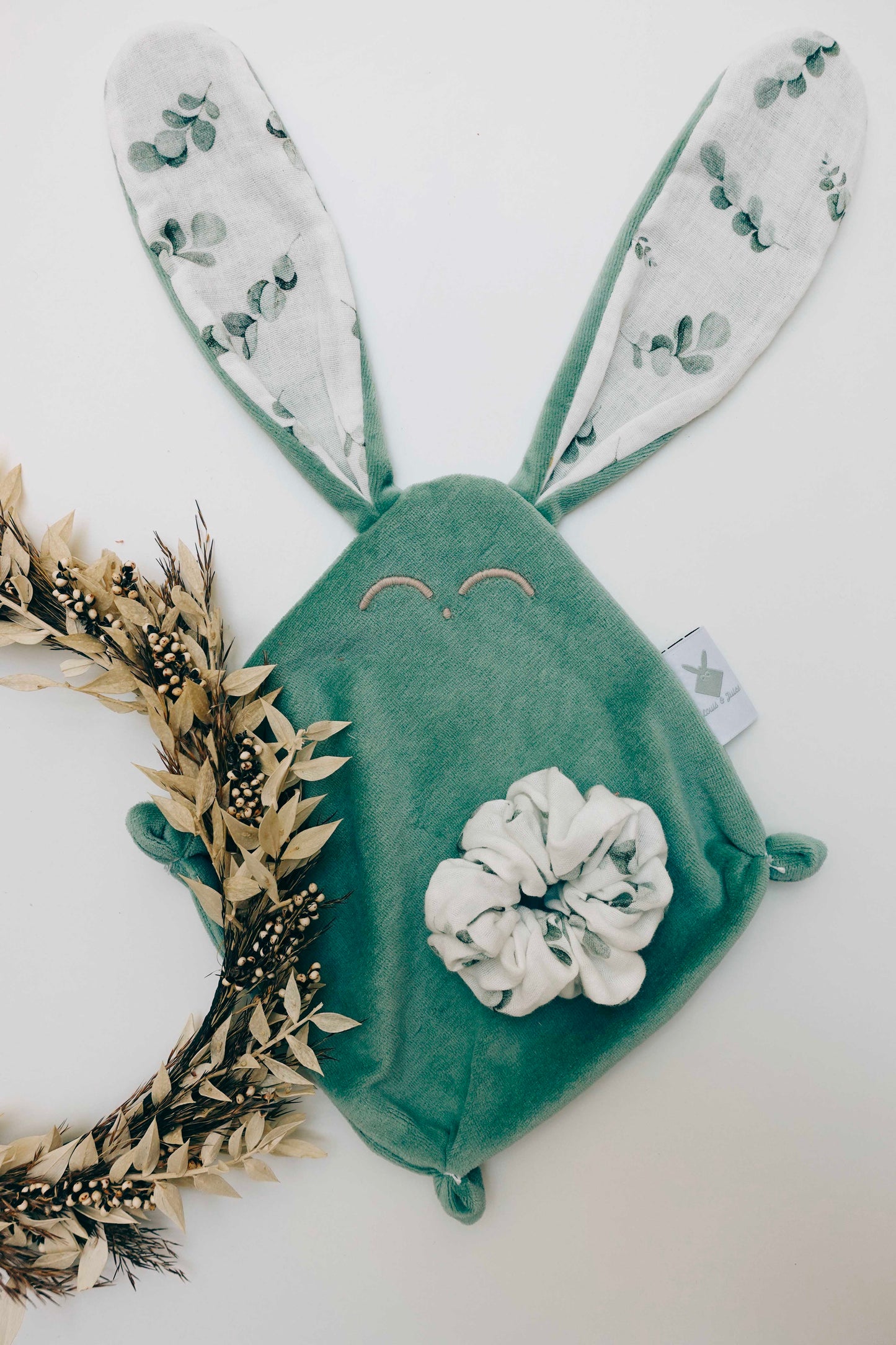 PROTOTYPE - Doudou Velours Mini - Eucalyptus