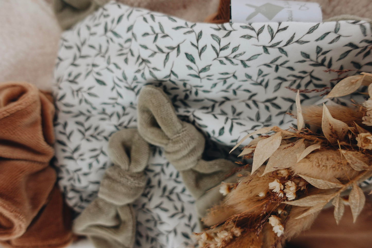 PROTOTYPE - Doudou Velours Chouchou - Green Leaves