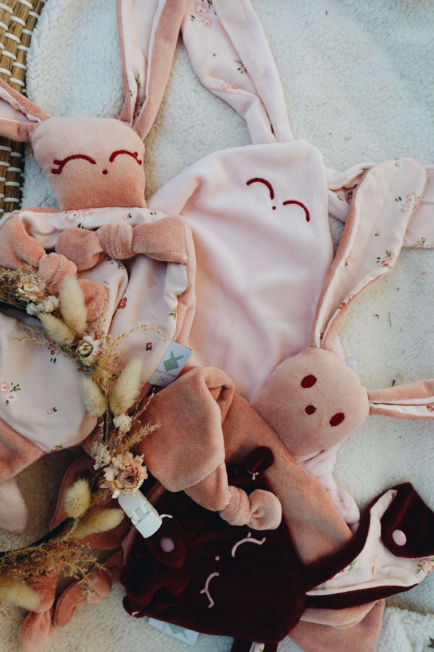 Doudou Velours Classique Noeuds - Poésie